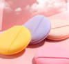 4 Pieces Multicolor Foundation Makeup Sponges for Liquid Cream and Powder